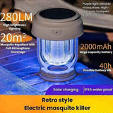 Outdoor Waterproof Lighting Portable Mosquito Killer Lamp - White In Australia - Darrahopens