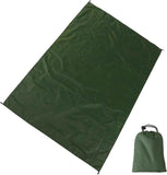 Camping Ground Sheet Waterproof Silver Coated Sunlight Resistant Quick Dry Outdoor Mat - Green 100*145cm In Australia - Darrahopens