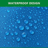 Camping Ground Sheet Waterproof Silver Coated Sunlight Resistant Quick Dry Outdoor Mat - Blue 100*145cm In Australia - Darrahopens