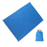 Camping Ground Sheet Waterproof Silver Coated Sunlight Resistant Quick Dry Outdoor Mat - Blue 230*140cm In Australia - Darrahopens