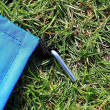 Camping Ground Sheet Waterproof Silver Coated Sunlight Resistant Quick Dry Outdoor Mat - Black 300*300cm In Australia - Darrahopens