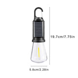 Hanging Light Usb Rechargeable Led Camping Lantern Outdoor Tent Lights for Camping Bulbs With Clip Hook Camping Flash Black-B