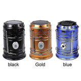 Portable Rechargeable Solar LED Lantern for Camping, Self-Collapsible and Powerful In Australia - Darrahopens