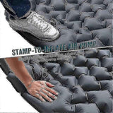 Camping Sleeping Self-inflating Mattress: Thickened Lightweight Single Camping Inflatable Bed And Attachable Double Camping Mat And Compact Inflatable In Australia - Darrahopens