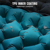 Camping Sleeping Self-inflating Mattress: Thickened Lightweight Single Camping Inflatable Bed And Attachable Double Camping Mat And Compact Inflatable In Australia - Darrahopens