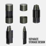 Multifunction Camping Spices Container Seasoning Bottle Spices Jar for Outdoor Camping BBQ with Leakproof Sealing Caps Army Green In Australia - Darrahopens