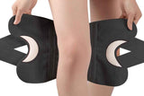 Knee Brace with Side Stabilizers for Meniscus Tear Knee Pain Breathe Knee Sleeve Relieve Knee Pain Injury Recovery for Working Out, Knee Support -Black / XL