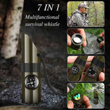 Camping Survival Kit with Lanyard Emergency Compass Safety Whistle Emergency Whistle Kid Survival Kit Outdoor Multi Function Tool for Camping Hiking In Australia - Darrahopens