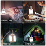 Rechargeable LED Camping Light - USB Portable Emergency Lamp with Mobile Hook, Home Decor Night Light In Australia - Darrahopens