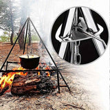 Portable Camping Gear and Equipment Detachable Outdoor Barbecue Tripod Hanging Rack Campfire Cooking Accessories Set In Australia - Darrahopens
