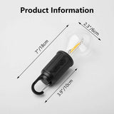 USB Rechargeable Solar Camping Light with Dual Charging and 3 Brightness Modes, Water‑Resistant Hanging LED Tent Lamp In Australia - Darrahopens