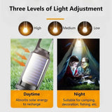 USB Rechargeable Solar Camping Light with Dual Charging and 3 Brightness Modes, Water‑Resistant Hanging LED Tent Lamp In Australia - Darrahopens