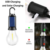 USB Rechargeable Solar Camping Light with Dual Charging and 3 Brightness Modes, Water‑Resistant Hanging LED Tent Lamp In Australia - Darrahopens