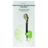 Outdoor Shower Kit Camping Shower Pump Full Screen Digital Display 7800mah Upgraded Low Noice Outdoors Shower Kit Green