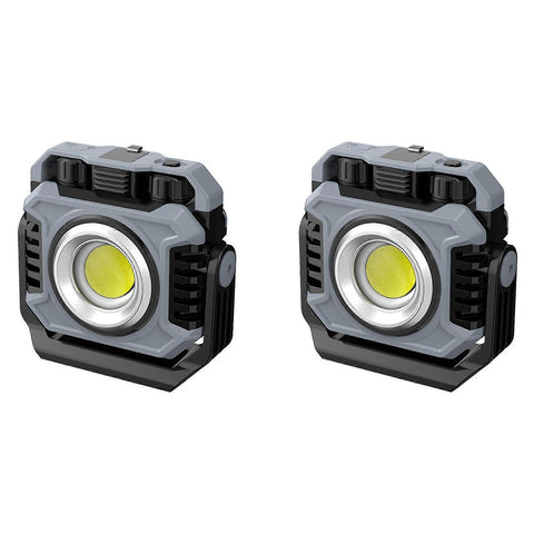2pcs Portable LED Camping Tent Light Rechargeable Searchlight Outdoor Emergency Lighting Waterproof Hanging Night Lamp In Australia - Darrahopens