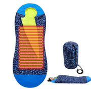 Rechargeable Heated Slumbering Bag Equipped With Flexible Neck Belt For Strengthened Warmth Camping Gear Polyester Fabric Multicolor In Australia - Darrahopens