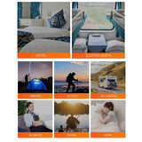 Rechargeable Heated Slumbering Bag Equipped With Flexible Neck Belt For Strengthened Warmth Camping Gear Polyester Fabric Multicolor In Australia - Darrahopens