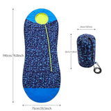Rechargeable Heated Slumbering Bag Equipped With Flexible Neck Belt For Strengthened Warmth Camping Gear Polyester Fabric Multicolor In Australia - Darrahopens