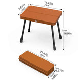 Convenient Folding Stool Travel Little Stools Portable Folding Camping Stool Light Weight Little Chair for Hiking  Coffee Color In Australia - Darrahopens