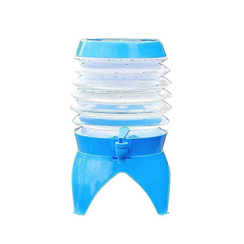 Outdoor Foldable Water Container Camping Folding Water Bucket 5.5L