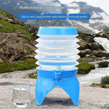 Outdoor Foldable Water Container Camping Folding Water Bucket 9.5L In Australia - Darrahopens