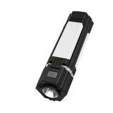 Rechargeable Camping Lantern 1500mAH Waterproof Foldable LED Lamp with 3 Modes for Tent Hanging Black