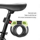 Bike Lock Cable 5Digits Resettable Combination Cable Lock, Bicycles Code Lock - Blue In Australia - Darrahopens