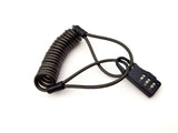 Anti-theft Motorcycle Cycling Scooter Bicycle Lock Cable Lock Helmet Lock - Black In Australia - Darrahopens