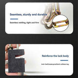 Bicycle Lock Mountain Bike Lock Alloy Chain Lock Anti-Theft Safety Chain Locks Portable Alloy Lock 4x70cm In Australia - Darrahopens