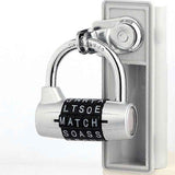 5 Letter Combination Password Lock Door Cabinet Bicycle Lock Silver In Australia - Darrahopens