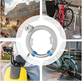 Bicycle lock, heavyduty antitheft security locks, brake locks for security discs, multifunctional round podlock, weatherproof construction In Australia - Darrahopens