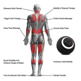 Massage Ball Electric Massage Ball Fascia Ball Self-massage Training - Black In Australia - Darrahopens