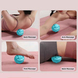 Massage Balls for Deep Tissue Muscle Recovery, Trigger Point Therapy Ball for Back, Neck, Shoulder, Foot and Body Relaxation - Blue In Australia - Darrahopens