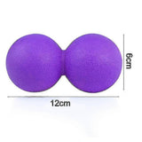Purple Peanut Massage Ball - Double Lacrosse Massage Ball & Mobility Ball Deep Tissue Massage