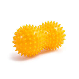 Spiky Peanut Massage Ball Deep Tissue Muscle Roller PVC Foot Massage Ball for Myofascial Release Trigger Point Therapy Yoga Fitness - Yellow In Australia - Darrahopens