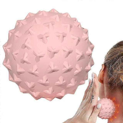 TPE Massage Ball for Deep Tissue Muscle Massage, Trigger Point Therapy, Yoga, Fitness and Muscle Recovery - Pink In Australia - Darrahopens