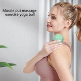 TPE Massage Ball for Deep Tissue Muscle Massage, Trigger Point Therapy, Yoga, Fitness and Muscle Recovery - Purple