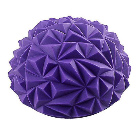 Yoga Hemisphere Massager Pointed Massage Ball Decompression Yoga Massager Exercise Ball Soft and Comfortable - Purple In Australia - Darrahopens