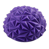 Yoga Hemisphere Massager Pointed Massage Ball Decompression Yoga Massager Exercise Ball Soft and Comfortable - Purple In Australia - Darrahopens