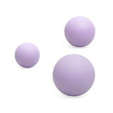 3Pcs Massage Balls Back Massage Equipment Yoga Balls for Women Training Yoga - Purple