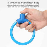 Rings Shape Bicycles Antitheft Lock High Security Mountain Bicycles Lock - Green In Australia - Darrahopens