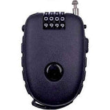 Bike Lock, Bicycle Lock, Cable Lock, Stroller Lock with 70cm Retractable Cable for Bicycles, Skis, Snowboards and Strollers