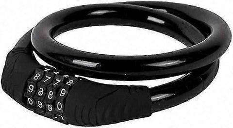 Bike Lock,4-Digit Password Bicycle Lock Portable Anti Theft Bike Password Lock for Bicycles, Motorbike, Electric Bicycles (Black) In Australia - Darrahopens