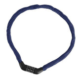 Portable 5-Digit Combination Bike Chain Lock, Keyless Anti-Theft Security Lock for Bicycle, Mountain Bike, Scooter and Motorcycle - Blue In Australia - Darrahopens