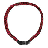 Portable 5-Digit Combination Bike Chain Lock, Keyless Anti-Theft Security Lock for Bicycle, Mountain Bike, Scooter and Motorcycle - Red In Australia - Darrahopens