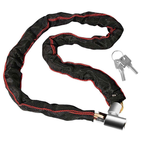 Bicycles Lock Heavy Duty Cycling Locks for Cycle, Motorcycle, Bicycles Locks High Security Bike Chain Lock with 2 Key Multicolor - 65cm In Australia - Darrahopens