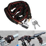 Bicycles Lock Heavy Duty Cycling Locks for Cycle, Motorcycle, Bicycles Locks High Security Bike Chain Lock with 2 Key Multicolor - 125cm In Australia - Darrahopens