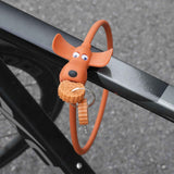 Portable Bike Cable Lock with Silicone Cover, Lightweight Anti-Theft Bicycle Security Lock, Cookie Dog Design - Black In Australia - Darrahopens