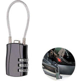 Cable Lock, Retractable Cable Lock, Digital Combination Lock, Bicycle Helmet Lock, Combination Cable Lock, Bicycle Cable Lock, Number Cable Lock, Comb In Australia - Darrahopens