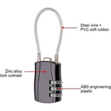 Cable Lock, Retractable Cable Lock, Digital Combination Lock, Bicycle Helmet Lock, Combination Cable Lock, Bicycle Cable Lock, Number Cable Lock, Comb In Australia - Darrahopens